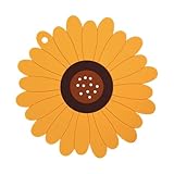 Coussin de pot de tournesol en silicone : très résistant, pas facile à porter, à casser et à déformer, antidérapant et isolant