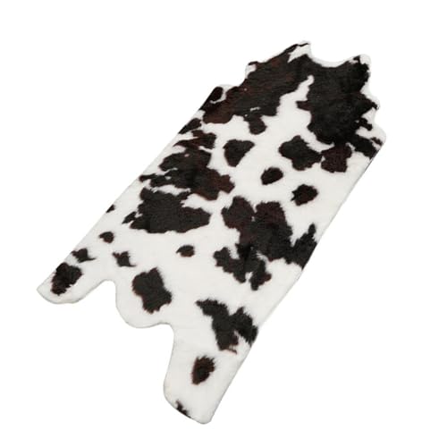 Alfombra estampado de vaca clara YARNOW para dormitorio acogedor 2