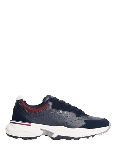Baskets bleu Tommy Hilfiger homme sneakers basses décontractées T42