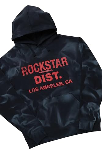 Men's Nelly Black/Red Hoodie Stacked Flare Track Set4