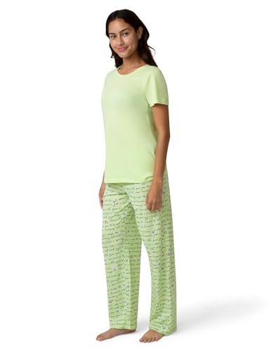 Image of HUE Women's Spring Pajama Separates Soft Whimsical Print Pjs with Flowers, Animals, Garden Themed Pjs, Cocktails