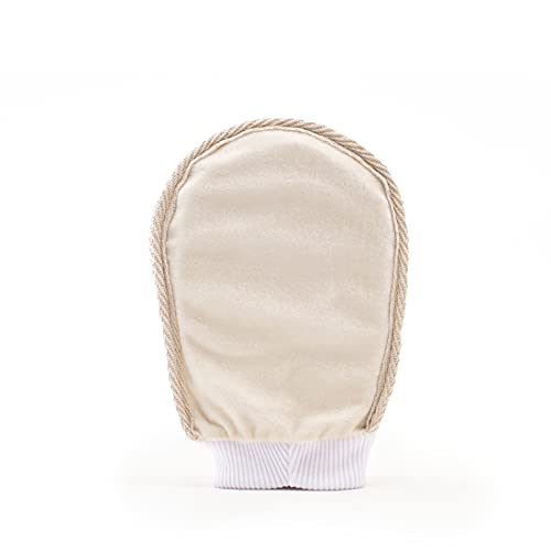 mCaffeine Exfoliating Gloves for Body Cleansing and Scrubbing | Bath Glove - made of 100% Natural Fibre | Gentle on the Skin | Sustainable, Unisex | Easy to Use 2 31vtIhAFhVL. SL500