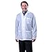 Desco 73823 Statshield Smock, Jacket with Snaps, White, Size Large