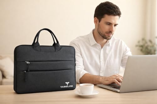 Image of Tabelito Basic Laptop Bag Sleeve Case Cover Pouch for 13 Inch Laptop Apple /Dell /Lenovo /Asus /Hp /Samsung /Mi /MacBook /Ultrabook /Thinkpad /Ideapad /Surfacepro (Black, 13 Inch)