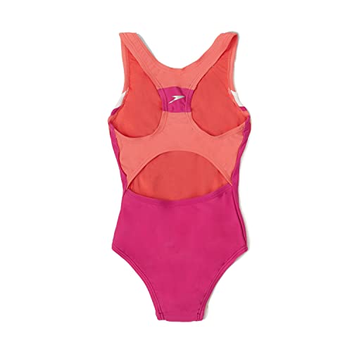 Image of Speedo Girl's Swimsuit One Piece Infinity Splice Thick Strap