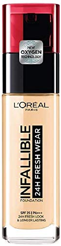 2 x L'Oreal Paris Infaillible 24H Fresh Wear Foundation 30ml - 125 Natural Rose