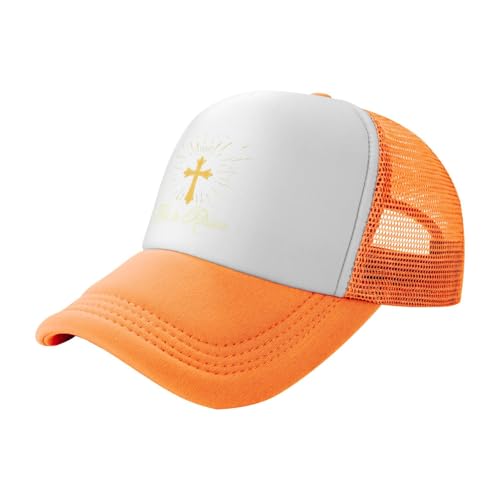He is Risen-Jesus Christ Christian Easter Trucker Hat Snapback Mesh Baseball Cap Unisex
