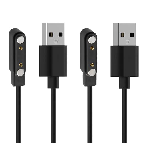 Xininyia 2-Pack for Bark Smart Watch Charger, Magnetic USB Charging Cable Smartwatch Rapid Charge