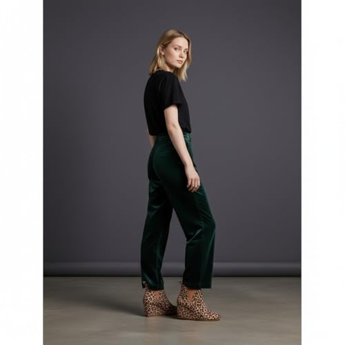 Image of Dunes Women's Zoey Wedge Bootie, Soft Vegan Suede, Easy Slip-On Design, Memory Foam, Wide Widths Available