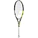 Babolat Pure Aero Team Tennis Racquet - Strung with 16g Black Syn Gut at Mid-Range Tension (4 3/8