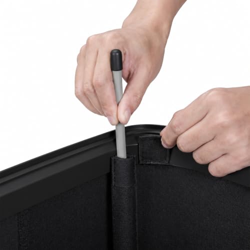 Panier à linge sale 2 compartiments noir double bac polyester - 8