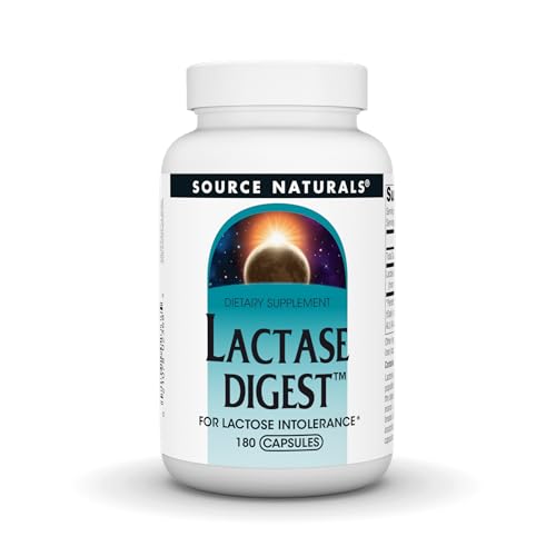Source Naturals, Lactase Digest - 180 Vegetarian Capsules