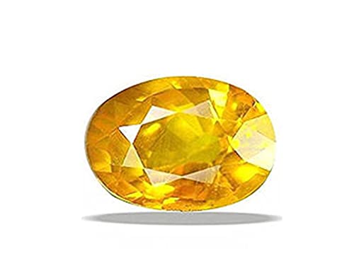 Image of 2.25-10.25 Ratti Yellow Sapphire Stone Original Certified Loose Precious Pukhraj Gemstone