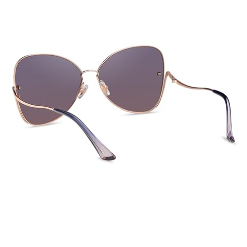 Women's Polarized Mirrored Sunglasses, High Definition TAC Lenses, Lightweight Manganese Nickel Alloy Frame2