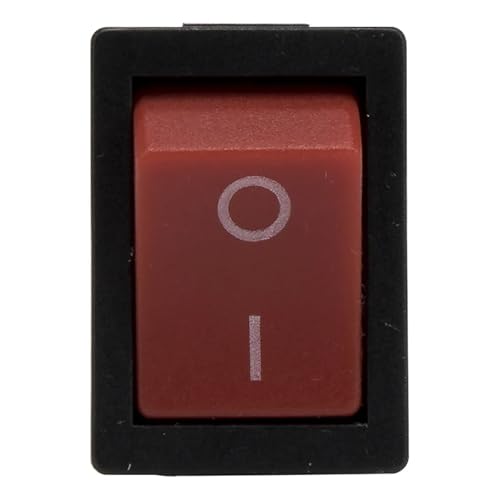 Interrupteur à bascule 4 broches marche arrêt KCD1-201 perforé 19x13 mm lot de 100 pièces - 3