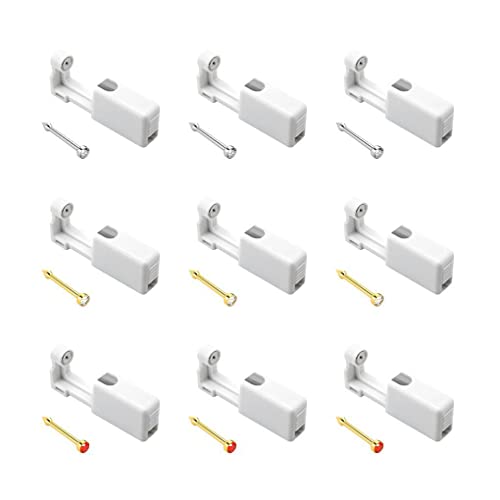 Widealiff 9 X (Multi) Perfurador de nariz Ferramenta de perfuração de orelha de único