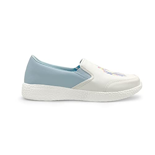Image of KazarMax Boys & Girls Embroidery Slip-On Sneaker Shoes | Comfortable Loafer |Casual Shoes