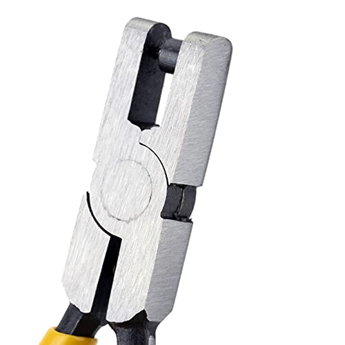 Pinza per perforatore in pelle, cinturino per