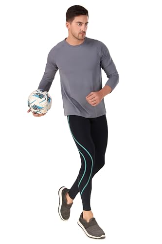 Image of ReDesign Apparels Men's Polyester Compression Pant /Tights /Megging for Gym, Running, Cycling, Yoga & All Sports
