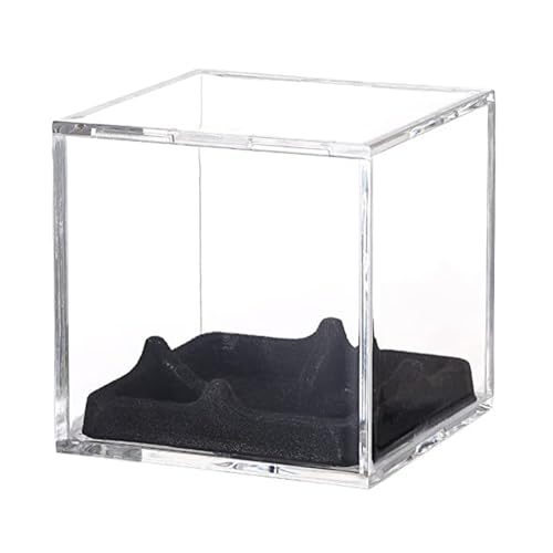 Baseball Display Case Protector Case Acrylic Baseball Holder Baseball Storage Box Display Cube Box