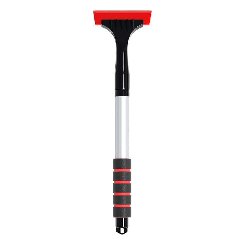 aluminum telescopic snow shovel multifunctional windshield ice scraper | steel pipe snow shovel [non-retractable]