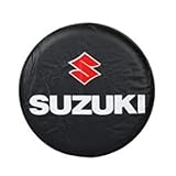  HCXYSZLB Cubierta de llanta de Refacción para Suzuki Grand Vitara,Coche Funda Rueda Repuesto Impermeable Prueba de Polvo Protección Ruedas Neumático Bolsa de Almacenamiento Funda,14inch