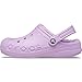 Crocs Unisex-Adult Baya Lined Clog, Orchid/Orchid, 9 Men/11 Women M US