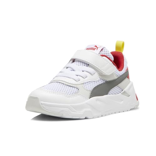 PUMA Kids Boys Scuderia Ferrari Trinity Slip On Sneakers Shoes Casual - White - Size 3.5 M2