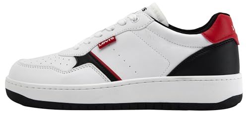 Levi's Aiden Normal Lace Sneaker, Ribbon Red, 37 EU