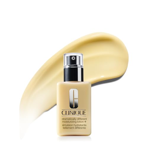 Clinique 3-Step Dramatically Different Moisturizing Lotion+ | Face Moisturizer For Dry to Dry Combination Skin Types | With Glycerin | Hydrating, 4.2 Fl Oz
