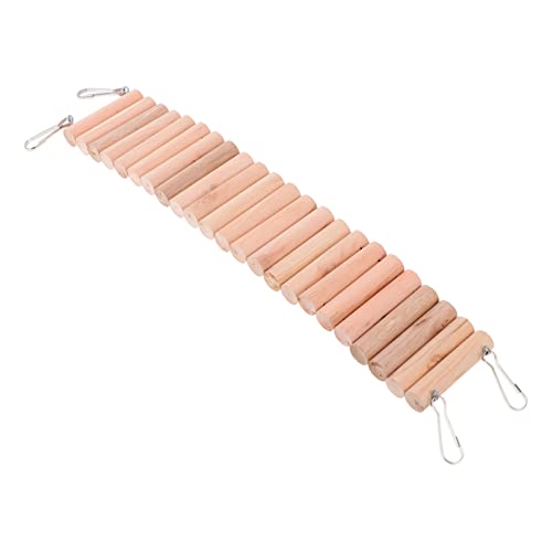 ifundom 1PC Multi Function Solid Pet Reptiles Hidden Hiding Cave for Lizard Hamster and Pets Durable Climbing Ladder Arch Bridge Extends