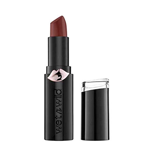 Image of Wet n Wild, Megalast Lipstick, Long-lasting Matte Lipstick with Daily Moisture, Extra-smooth Formula with Microspheres, Natural Marine Plant Extracts, Coenzyme Q10 and Vitamins A & E, Cinnamon Spice