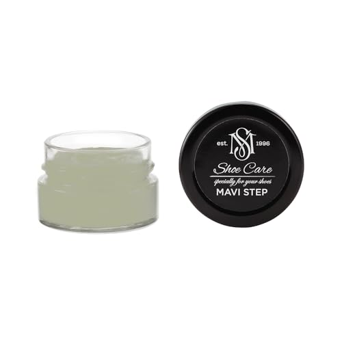 Crema de ante y nobuck – NCS S 3010-G70Y gris ratón de campo – Renovación de color y cuidado para piel rugosa aterciopelada de MAVI STEP – 50 ml