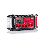Midland ER300 Handkurbel Surival Outdoor-Radio , UKW , inkl. PowerBank Funktion , Solar , Handkurbel und SOS Lampe