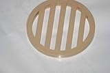 10 PACK TAN - Plastic Drain Cover 3