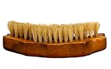 100% Vegan Plant Based Bristle 360 Wave Brush, Hand Crafted with Ash Hardwood Detangler Hair Brush for Men and Women All Hair Textures Creates Layer Hair Waves
