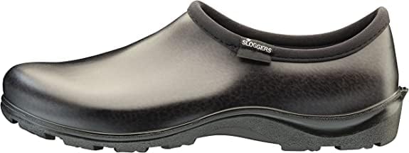 Sloggers Original Waterproof Work Shoe for Men – Outdoor Slip-On Rain and Durable Garden Footwear Made in The USA with Premium Comfort Support Insole, Leather Print Black - Size 12 12 Leather Print Black image 4 of 6 B0BK37YKRG