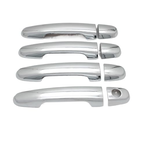 Garniture de couvercle poignée porte finition chrome premium pour Citroën C1