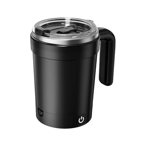 Kaeltsyn Taza mezcladora eléctrica con pantalla LCD y agitador, taza recargable para café, batidos de proteínas, taza de mezcla de base desmontable para bebida