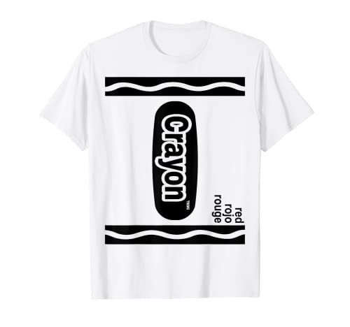 mirtillo rosso Crayon Box Halloween Costume Corrispondenza Coppia Maglietta