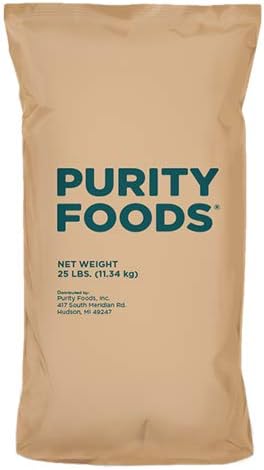 Purity Foods VitaSpelt Organic White Unbleached Spelt Flour 25 lb. bag