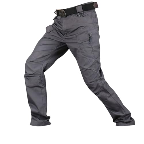 Cargo Work Pants for Men Stretch Hiking Tactical Work Lightweight Summer Elastic Trousers