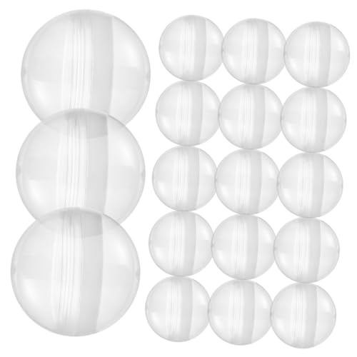 Hohopeti 100pcs 5mm Vending Machine Balls Refillable Round Candy Storage Containers for Party Favors and Gumball Machines