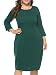 Hi-girl Women's Plus Size 50s Vintage Rockabilly Retro Party Swing Cocktail Dress