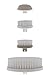 Vitagoods VG34006-0001 Replacement Heads for Perfect Skin (Value Pack) (Set of 4)