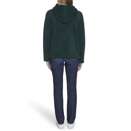 Image of Nautica Women's Solid Sherpa Zipup Hoodie Jacket