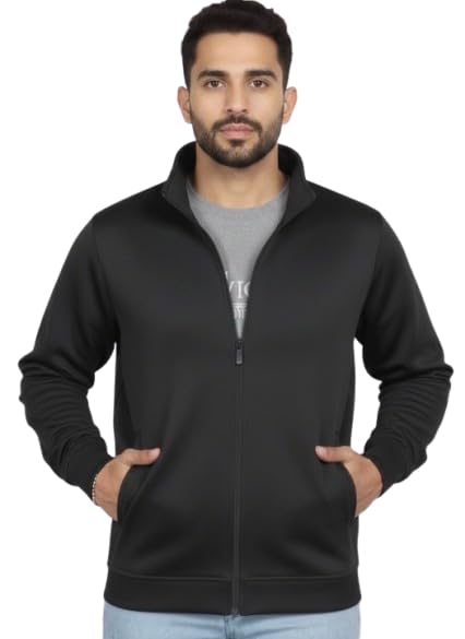 Men Polyester Jacket with Zipper Pocket for Running Sports wear gym cycling exercise Sports jacket-image-49