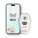 SmartRef Digital Refractometer by Anton Paar- Salinity Meter for Saltwater Aquariums, Reef Tank | Waterproof, ATC, 0.1 ppt Resolution, ±0.3 ppt Precision, 0-150 ppt Range, App-operated data management