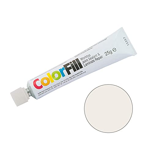 Unika Colorfill Laminate Worktop Joint Sealer Compound Repair Sealant (Cf044 Glacier Nimbus)