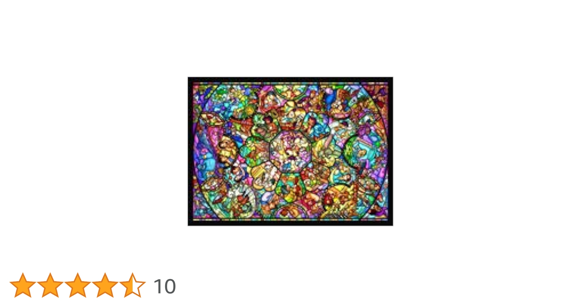 Disney - 【希少レア！】オールスターステンドグラス Amazon.co.jp: Disney Stained Art Jigsaw Puzzle[1000P] All